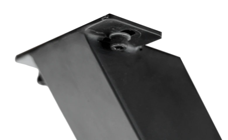 Tischgestell schwarz Metall Industriedesign, Metall Tischgestell für Esstisch Industrie Metall, Breite 75 cm