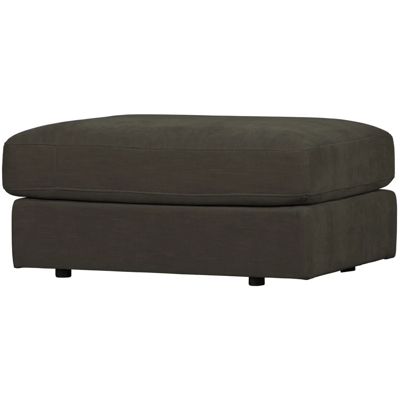 Family hocker gewebter stof anthrazit