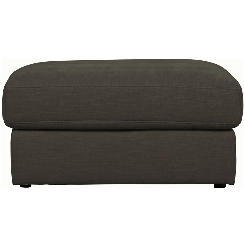 Family hocker gewebter stof anthrazit