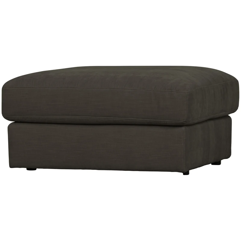 Family hocker gewebter stof anthrazit