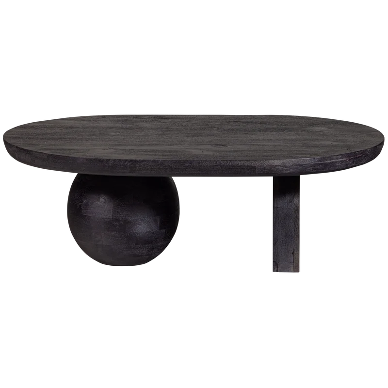 Steppe couchtisch mango holz schwarz