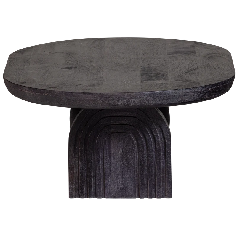 Steppe couchtisch mango holz schwarz