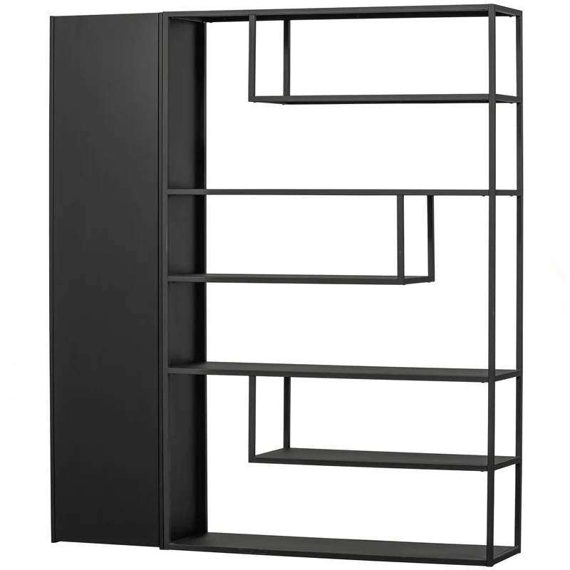 Teun lagerschrank kiefer tiefschwarz