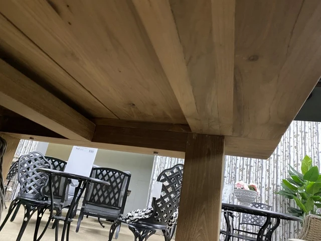Esstisch Teak, Gartentisch Holz massiv, Länge 240 cm