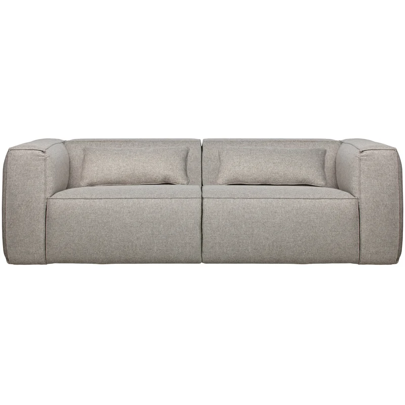 Bean 3,5-sitzer sofa army incl. kissens hellgrau melange