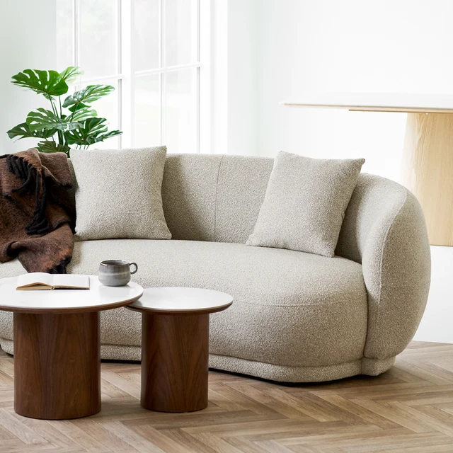 Sofa und Sessel Farbe Sand, 2er Set Sofa Sand, Sessel Sand