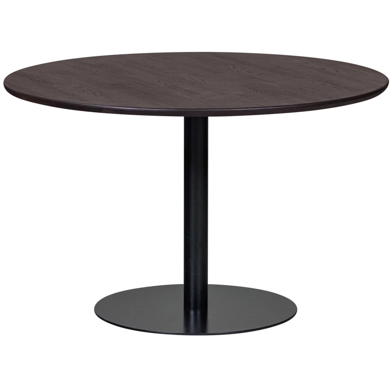 Rund metall gestell schwarz