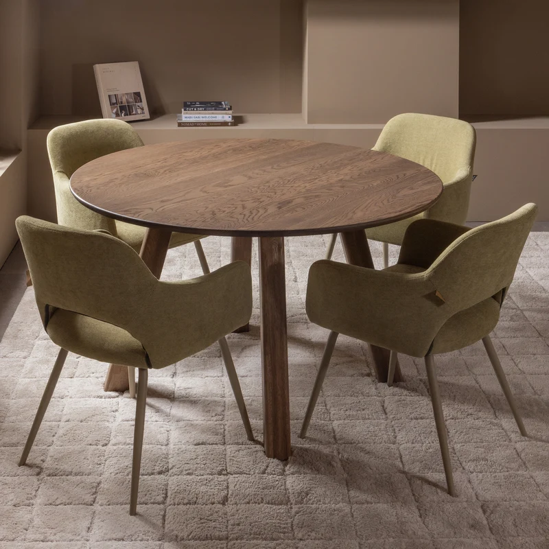2er set Haarlem 4-position fusse eiche cashmere brown