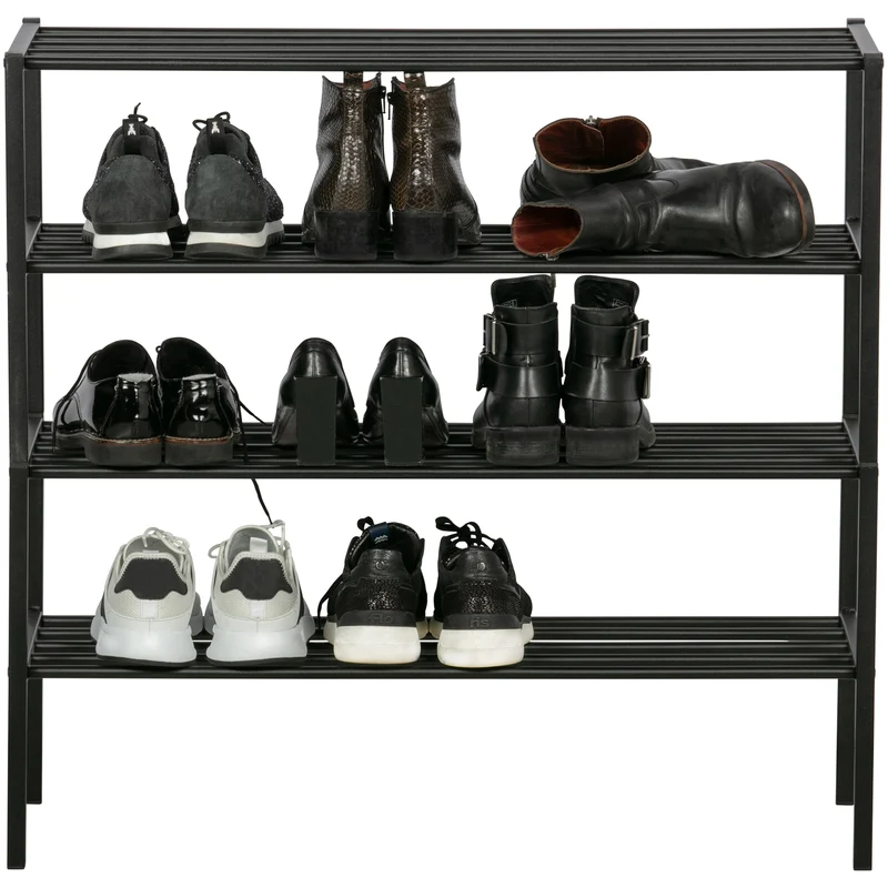 Ferro schuhregal metall schwarz