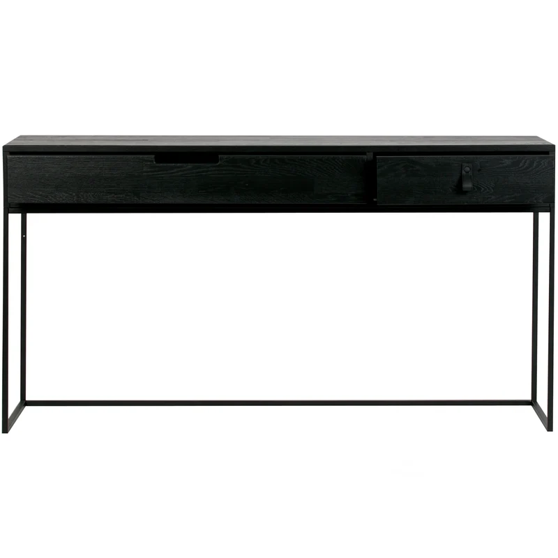Silas sidetable asche gebürstet schwarz