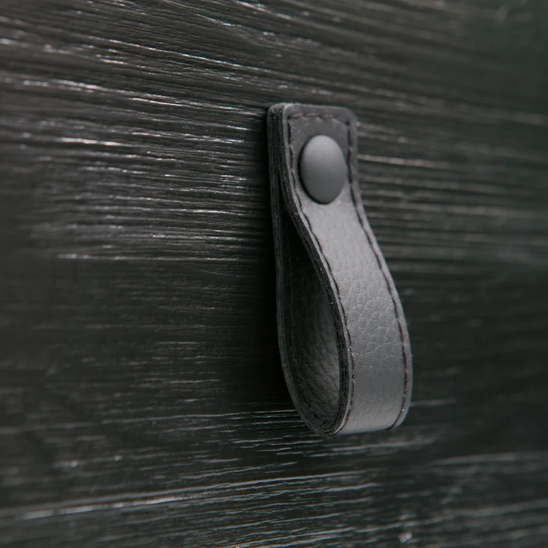 Zola nachtschrank mit schublad und tür schwarz
