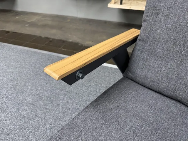 Loungsofa anthrazit, Gartensofa anthrazit, Lounge grau-anthrazit
