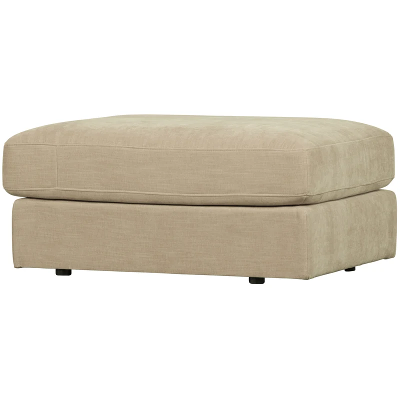 Family hocker gewebter stof sand