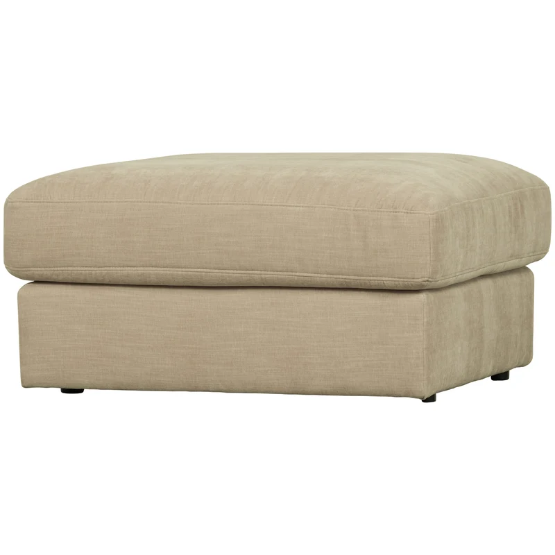 Family hocker gewebter stof sand