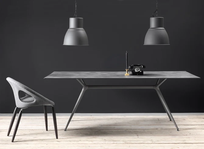Tisch weiß, Esstisch weiß Metall Gestell, Tisch rechteckig weiß, Breite 180 cm