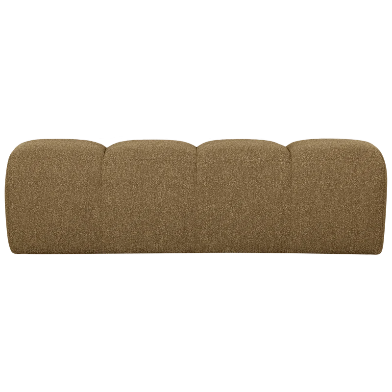 Mojo essbank 164 cm bouclé gelbbraun melange