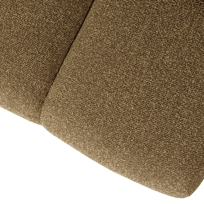Mojo essbank 164 cm bouclé gelbbraun melange