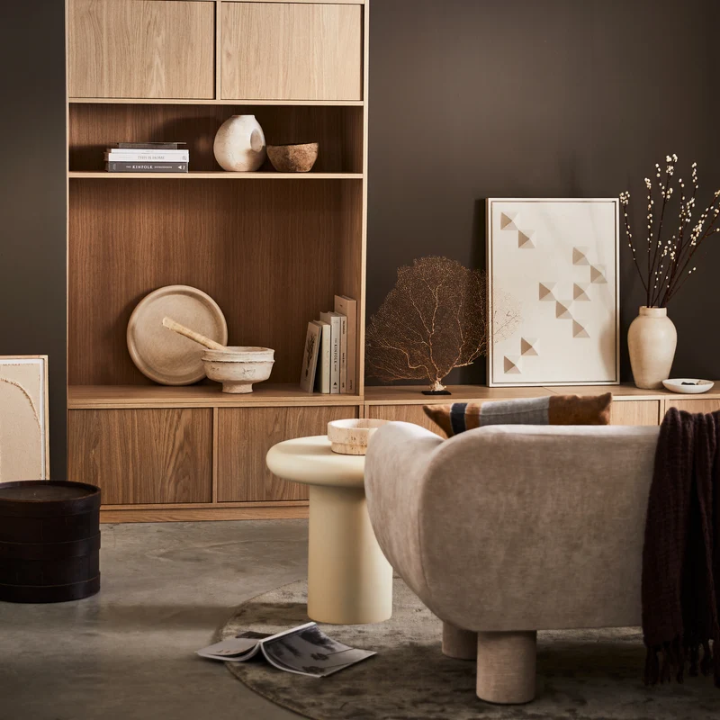 Modulair obenschrank 110 cm eiche naturel matt