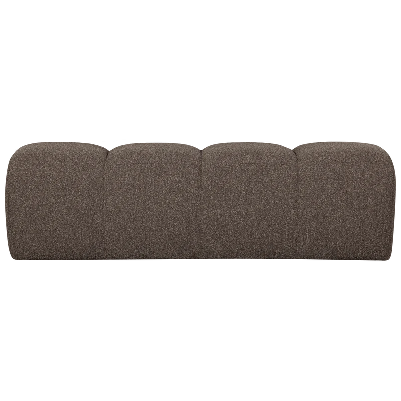 Mojo essbank 164 cm bouclé braun melange