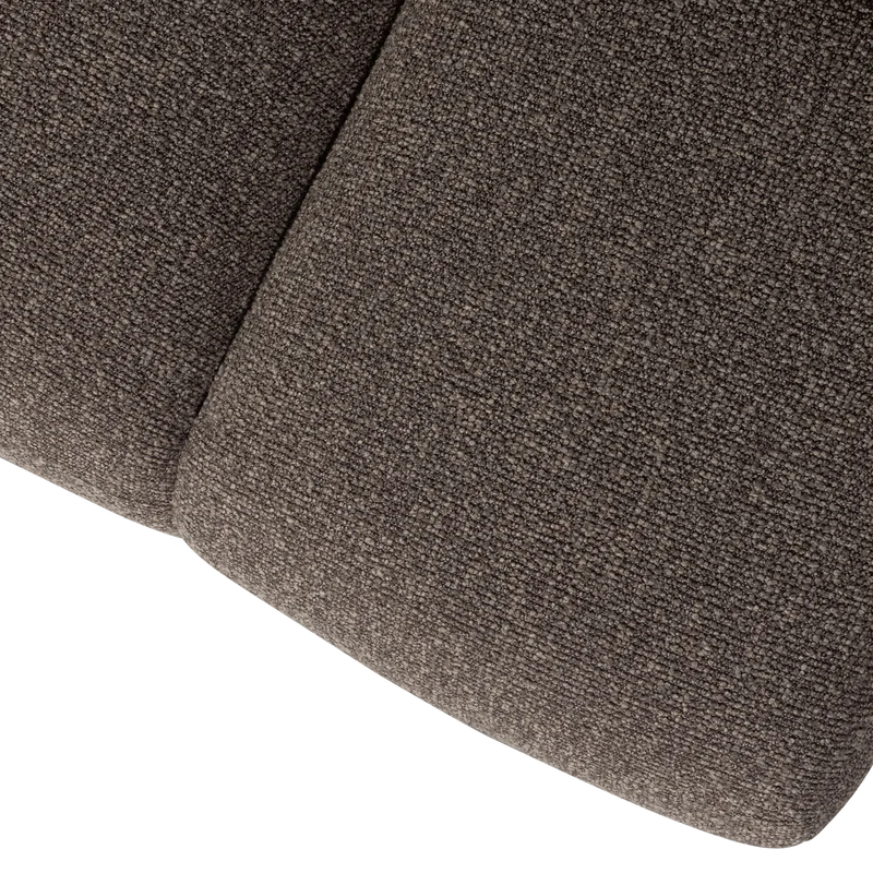 Mojo essbank 164 cm bouclé braun melange