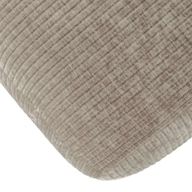 Mojo essbank 164 cm gerippter stoffdunkler sand