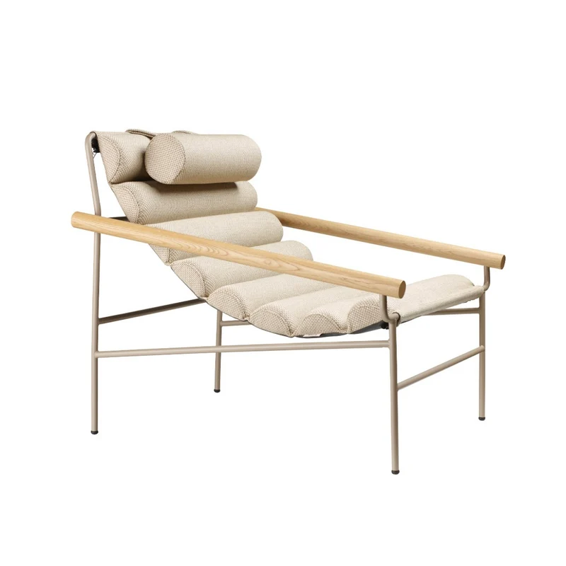 Sessel beige, Loungsessel beige