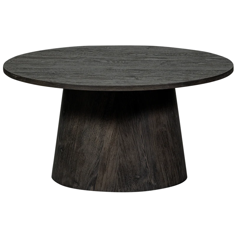 Maan couchtisch mdf dunkelbraun 40xø80 cm