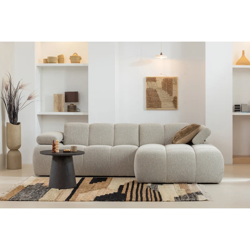 Maan couchtisch mdf dunkelbraun 40xø80 cm