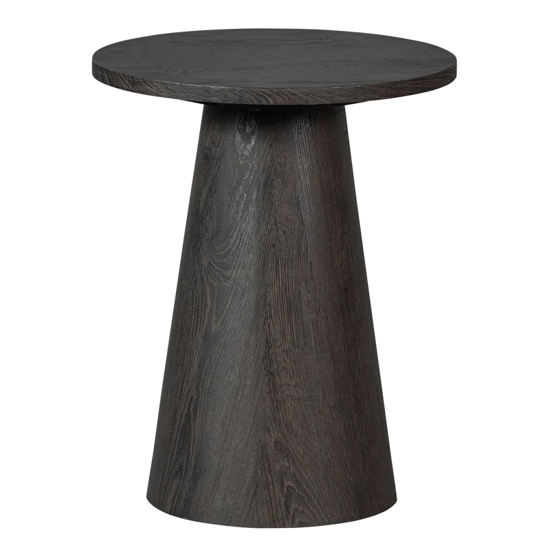 Maan couchtisch mdf dunkelbraun 50xø40 cm