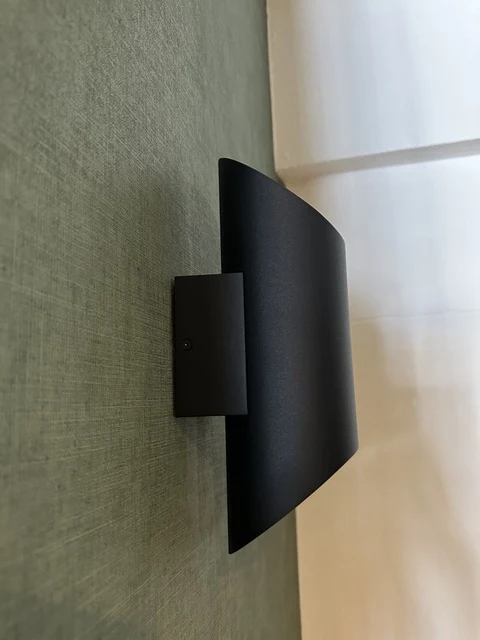 Wandlampe schwarz-Gold, Wandleuchte Gold-schwarz, Höhe 30 cm