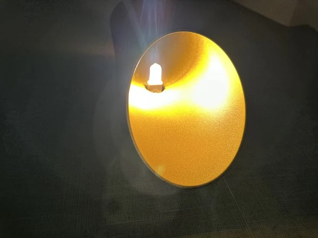 Wandlampe schwarz-Gold, Wandleuchte Gold-schwarz, Höhe 30 cm