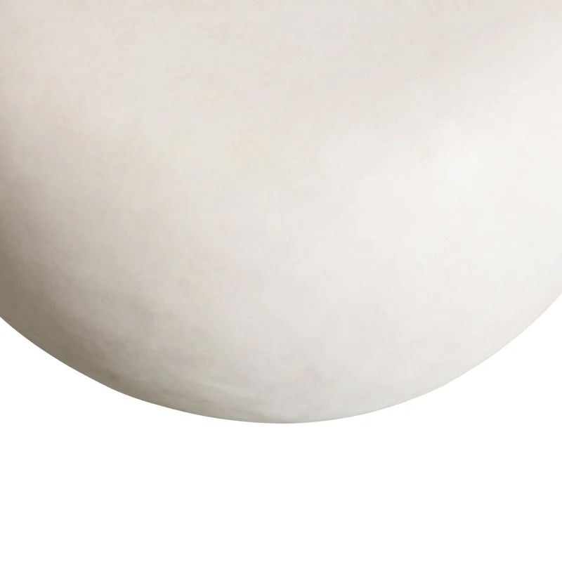Pebble beistelltisch weiss 35xø50
