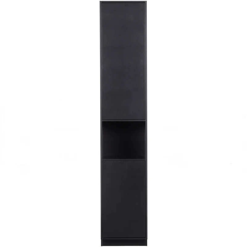Finca stauschrank 40 cm holz tiefschwarz