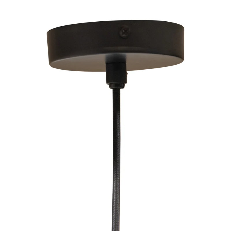 Tirsa hängende lampe 36 cm metal schwarz/messing