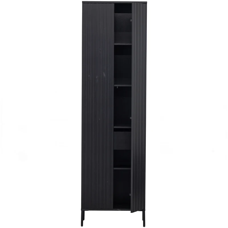 New gravure schrank mit schubladen kiefer schwarz