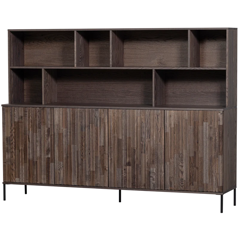 New gravure wandschrank asche furnier espresso