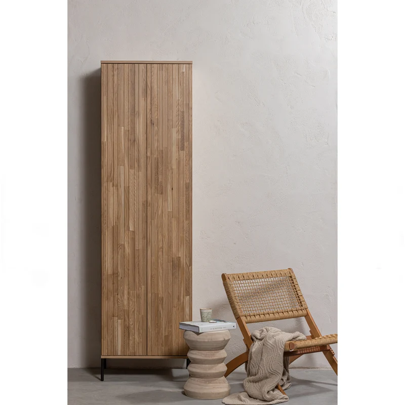 New gravure schrank mit schubladen eiche natur