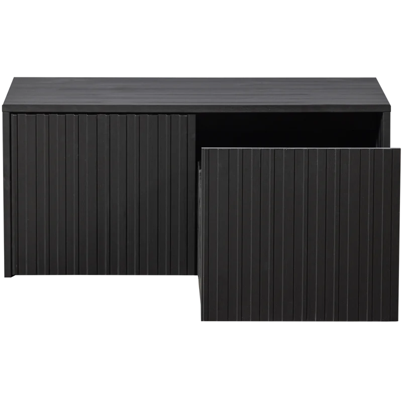 New gravure bunkbench kiefer schwarz