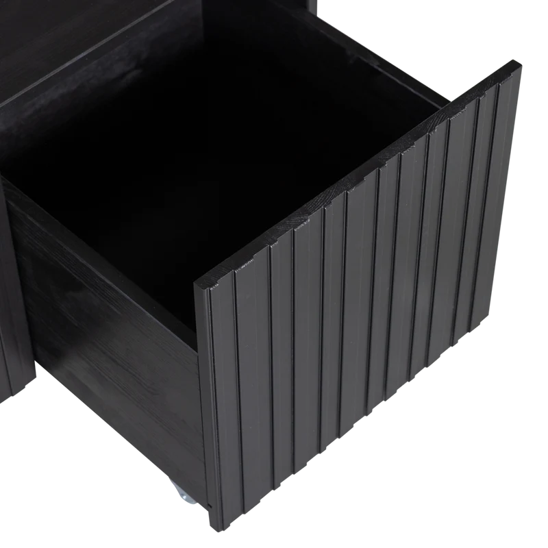 New gravure bunkbench kiefer schwarz