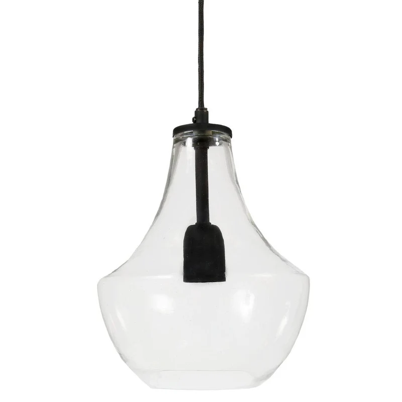 Hängelampe Schwarz ,Pendelleuchte Schwarz, Durchmesser 21 cm