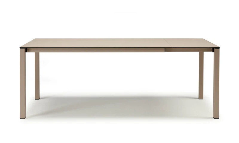 Gartentisch taupe, Gartentisch ausziehbar, Esstisch taupe ausziehbar, Breite 160-210 cm