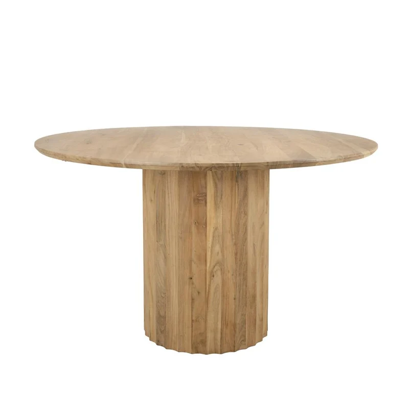 Esstisch Naturholz , Tisch Naturholz rund,, runder Tisch Tischplatte Massivholz, Durchmesser 150 cm
