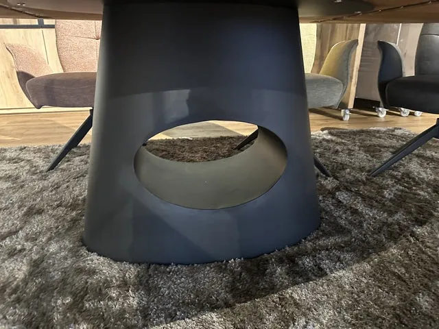Esstisch oval Eiche Tischplatte, ovaler Tisch Eiche, Länge 240 cm