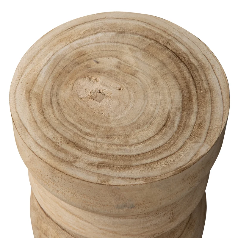 Bikkel hocker holz nature 40xø28 cm