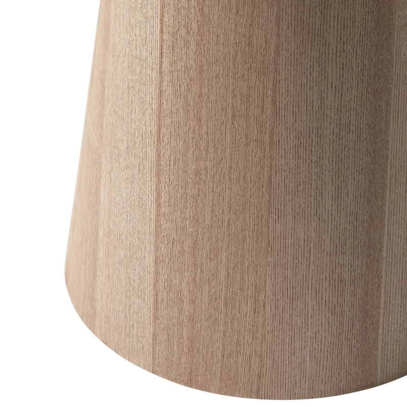 Maud beistelltisch konisches holz natur 50xø45 cm