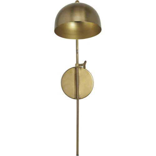 Wandlampe Gold, Metall, 63cm Wandleuchte