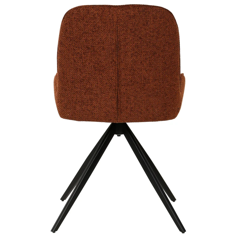 Stuhl Terrakotta, Stuhl mit Armlehne Rost-Farbe