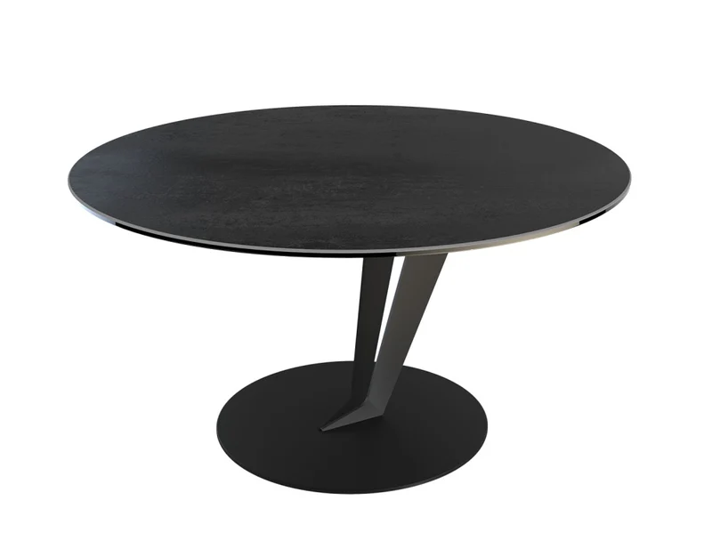 Couchtisch rund Keramik-Tischplatte, runder Couchtisch Keramik Tischplatte, Tisch rund, Durchmesser 75 cm