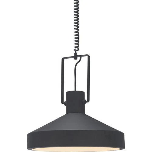 Hängelampe Schwarz, Pendelleuchte Schwarz, Durchmesser 40 cm
