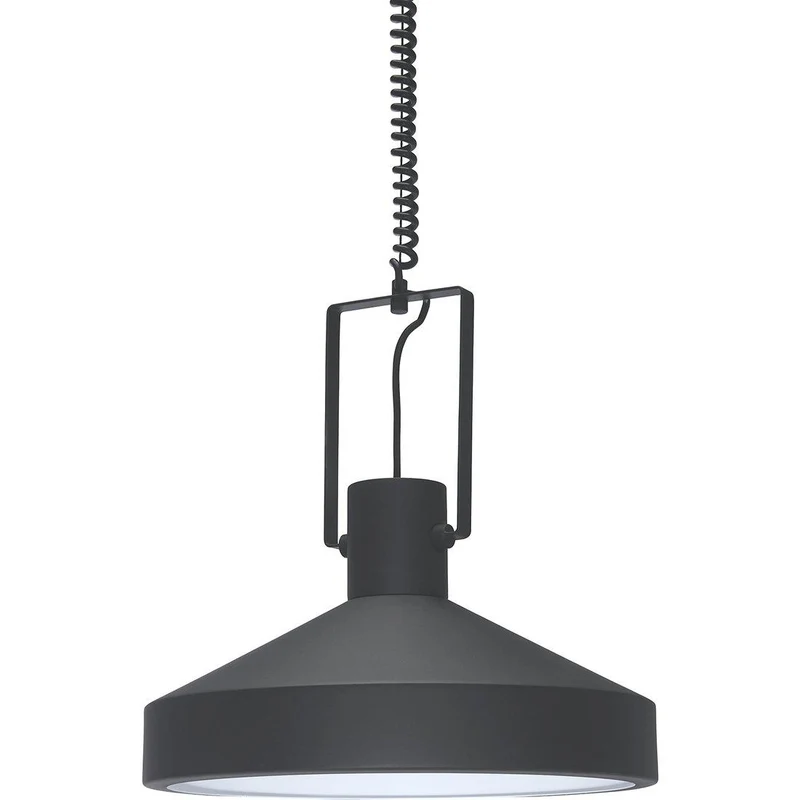 Hängelampe Schwarz, Pendelleuchte schwarz, Durchmesser 55 cm